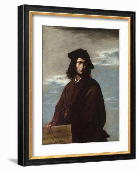 Philosophy (Self-Portrai), C. 1645-Salvatore Rosa-Framed Giclee Print