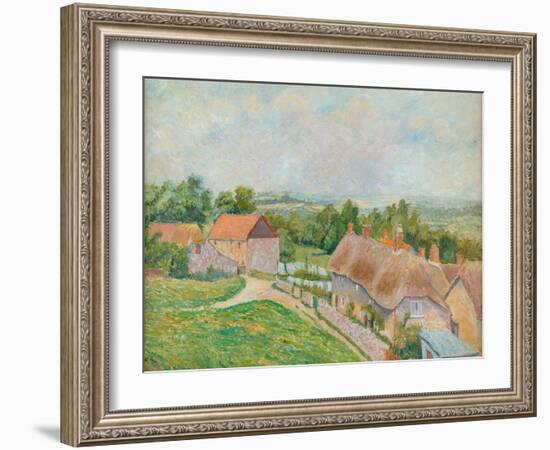 Phippens Cottage, Hewood Green, 1942-Lucien Pissarro-Framed Giclee Print