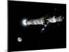 Phobos Mission Rocket Brakes for Mars Orbit-Stocktrek Images-Mounted Photographic Print
