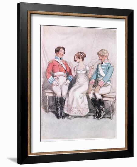 Phoebe: As Soon as You See a Lady with a Pretty Nose You Cannot Help Saying That You Adore Her-Hugh Thomson-Framed Giclee Print