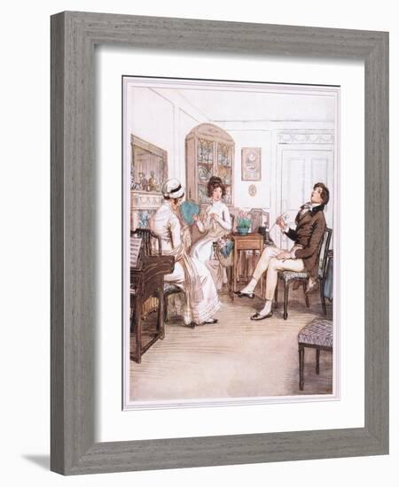 Phoebe: He Is Absolutely Fearless, Susan, He Has Smoked His Pipe in This Room-Hugh Thomson-Framed Giclee Print