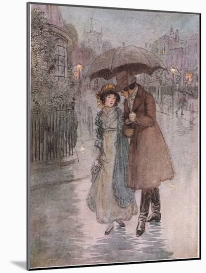 Phoebe: It Was Raining, and My Face Was Wet-Hugh Thomson-Mounted Giclee Print