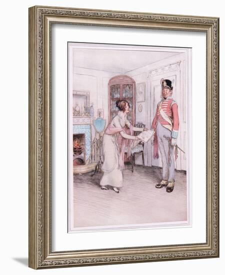 Phoebe: Sergeant-Hugh Thomson-Framed Giclee Print