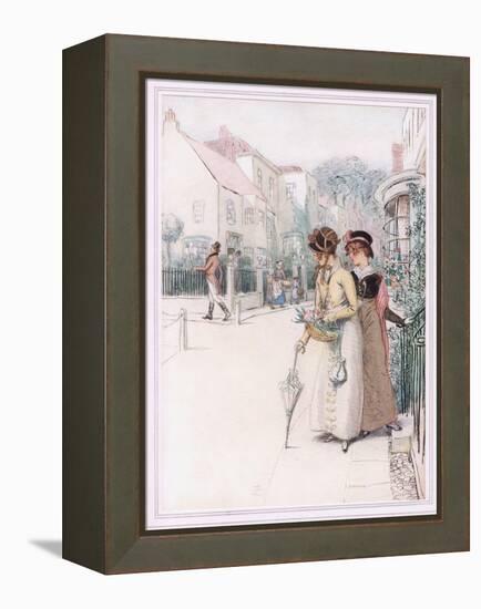 Phoebe: You Know How Gallantly He Swings His Cane-Hugh Thomson-Framed Premier Image Canvas