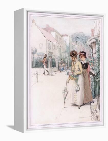 Phoebe: You Know How Gallantly He Swings His Cane-Hugh Thomson-Framed Premier Image Canvas