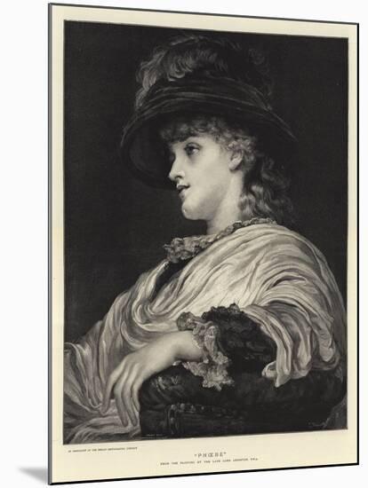 Phoebe-Frederic Leighton-Mounted Giclee Print