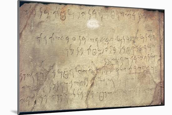 Phoenican inscription with the names of people working on a mausoleum-Unknown-Mounted Giclee Print