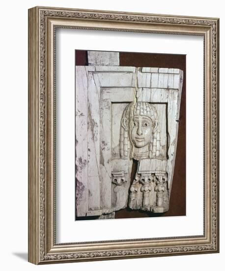 Phoenician ivory of a 'woman at a window', 8th century BC-Unknown-Framed Giclee Print