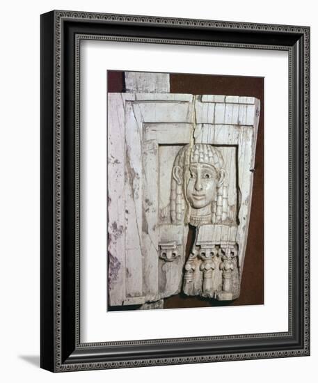 Phoenician ivory of a 'woman at a window', 8th century BC-Unknown-Framed Giclee Print