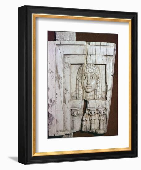 Phoenician ivory of a 'woman at a window', 8th century BC-Unknown-Framed Giclee Print