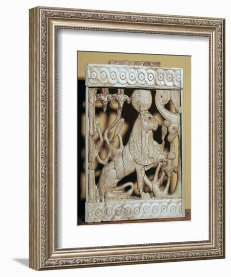 Phoenician ivory panel from a piece of furniture-Unknown-Framed Giclee Print