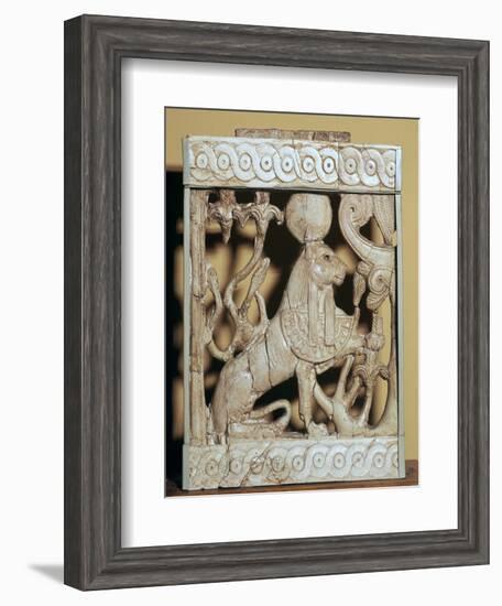 Phoenician ivory panel from a piece of furniture-Unknown-Framed Giclee Print