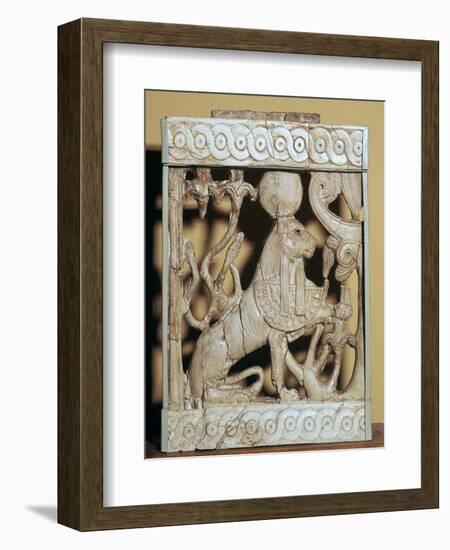 Phoenician ivory panel from a piece of furniture-Unknown-Framed Giclee Print