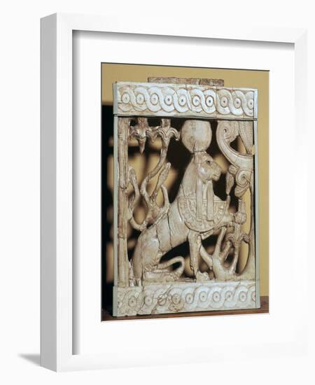 Phoenician ivory panel from a piece of furniture-Unknown-Framed Giclee Print