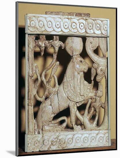 Phoenician ivory panel from a piece of furniture-Unknown-Mounted Giclee Print