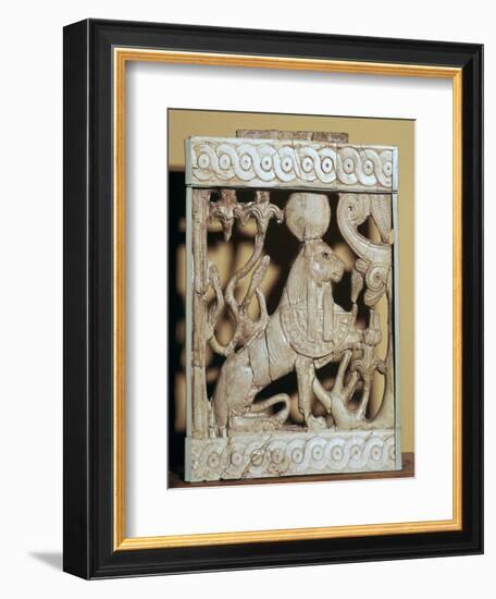 Phoenician ivory panel from a piece of furniture-Unknown-Framed Giclee Print