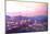 Phoenix Arizona Skyline at Dusk with Phoenix Mount-Markus Bleichner-Mounted Art Print