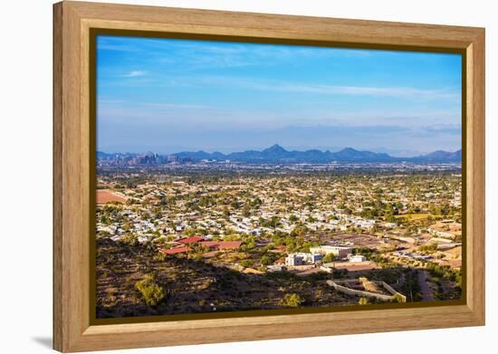 Phoenix Cityscape-duallogic-Framed Premier Image Canvas