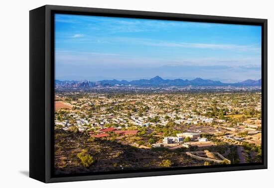 Phoenix Cityscape-duallogic-Framed Premier Image Canvas