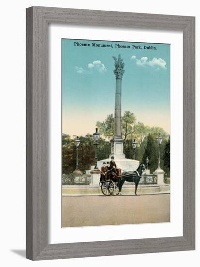 Phoenix Monument, Dublin, Ireland-null-Framed Art Print