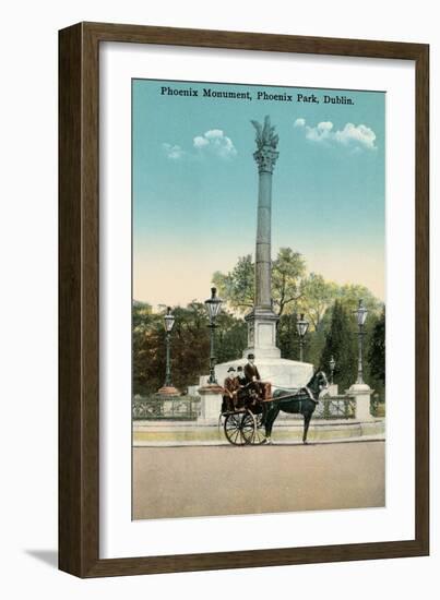 Phoenix Monument, Dublin, Ireland-null-Framed Art Print