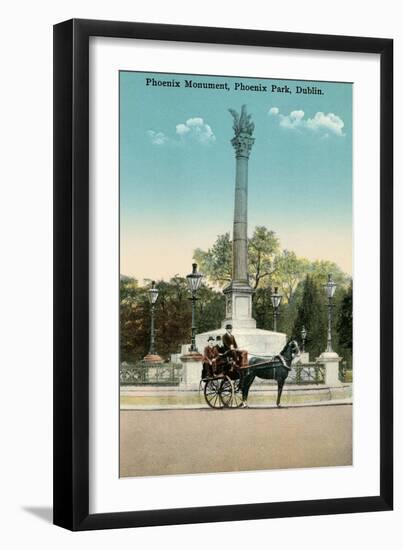 Phoenix Monument, Dublin, Ireland-null-Framed Art Print