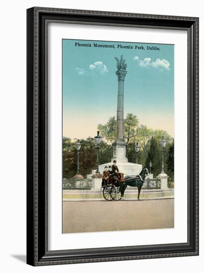 Phoenix Monument, Dublin, Ireland-null-Framed Art Print