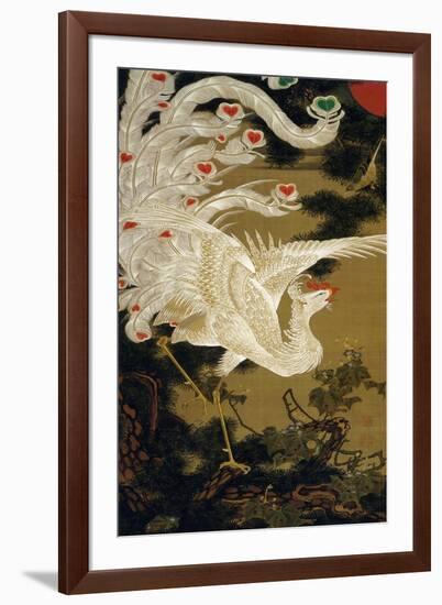 Phoenix on the Pine-Jakuchu Ito-Framed Giclee Print