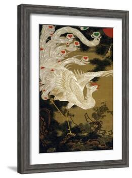 Phoenix on the Pine-Jakuchu Ito-Framed Giclee Print