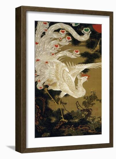 Phoenix on the Pine-Jakuchu Ito-Framed Giclee Print