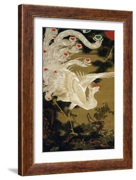 Phoenix on the Pine-Jakuchu Ito-Framed Giclee Print