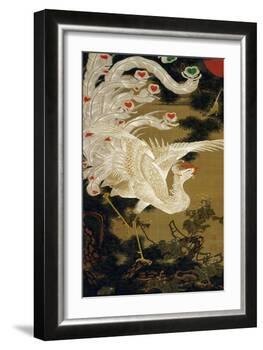 Phoenix on the Pine-Jakuchu Ito-Framed Giclee Print