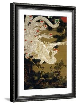 Phoenix on the Pine-Jakuchu Ito-Framed Giclee Print