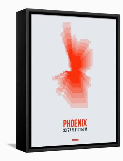 Phoenix Radiant Map 4-NaxArt-Framed Stretched Canvas