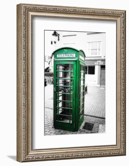 Phone Booth, Kinsale, Ireland-George Oze-Framed Photographic Print