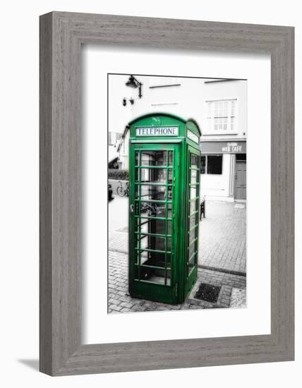 Phone Booth, Kinsale, Ireland-George Oze-Framed Photographic Print