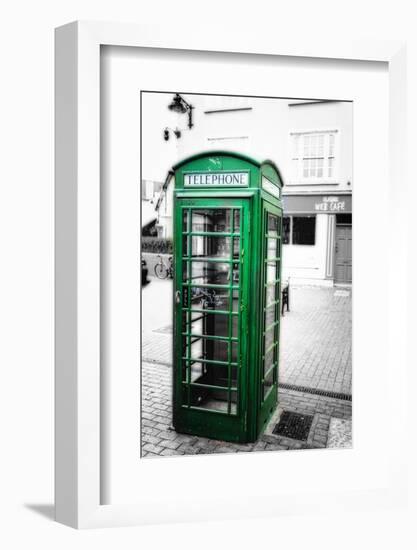 Phone Booth, Kinsale, Ireland-George Oze-Framed Photographic Print