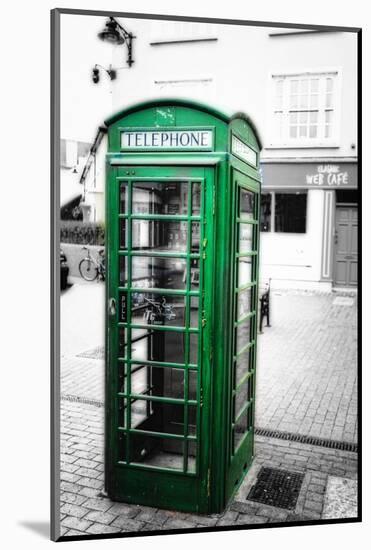 Phone Booth, Kinsale, Ireland-George Oze-Mounted Photographic Print