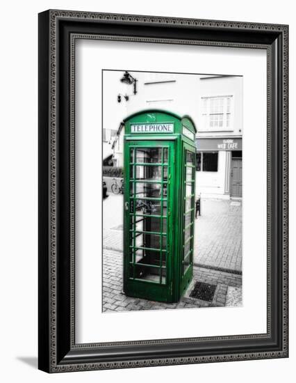 Phone Booth, Kinsale, Ireland-George Oze-Framed Photographic Print