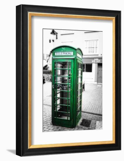 Phone Booth, Kinsale, Ireland-George Oze-Framed Photographic Print