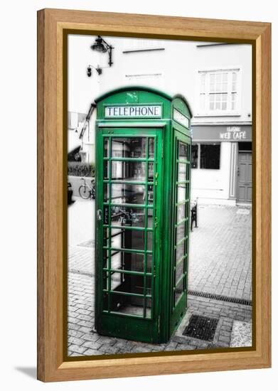 Phone Booth, Kinsale, Ireland-George Oze-Framed Premier Image Canvas