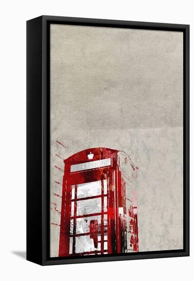 Phone Booth-Whoartnow-Framed Premier Image Canvas