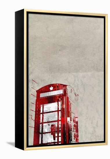 Phone Booth-Whoartnow-Framed Premier Image Canvas