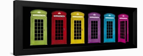 Phone Boxes-Tom Frazier-Framed Giclee Print