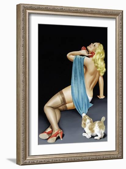 Phone Talk-Peter Driben-Framed Art Print