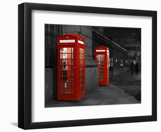 Phone to a Ghost?-Jan Lykke-Framed Photographic Print