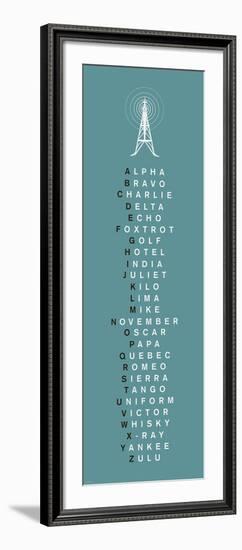 Phonetic Alphabet II-The Vintage Collection-Framed Art Print