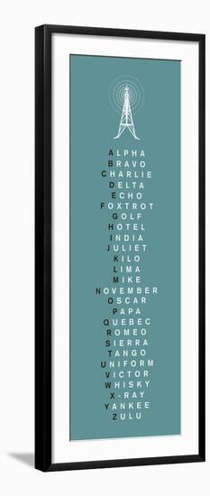 Phonetic Alphabet II-The Vintage Collection-Framed Art Print