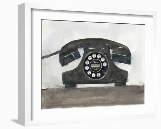 Phoning II-Samuel Dixon-Framed Art Print