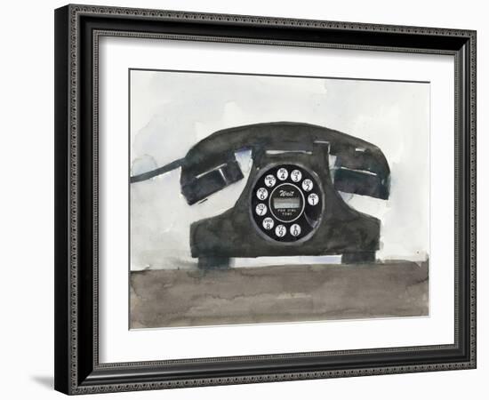 Phoning II-Samuel Dixon-Framed Art Print